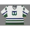 SJ Custom Vintage Hartford Whalers New England Whalers Personalizacja lodowych koszulki hokeja na dowolne nazwiska rozmiar S-XXXXL