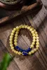 Charm Armband 0,6 Butikbivaxarmband Match: Lapis Calabash for Women Wealth Noble and Elegant Exquisite Beauty