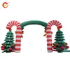 gratis verzending buitenactiviteiten 8m 26ft opblaasbare kerstboomboog kerstboog met ballen voor decoratie