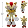 Toptan Anime 25-45cm Sonic Hedgehog Peluş Oyuncak Çocuk Oyun Arkadaşı Sevimli Sırt Çantası Tatil Hediyesi