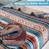 Blankets Battilo Luxury Bed Blanket Boho Throw Blanket Winter Thick Coral Fleece Sofa Blanket Bed Plaid Bedspread On The Bed Home Decor 231113