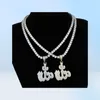 Dout CZ Allah Pendant Necklace 5A 입방 지르코니아 힙합 아이스 여성 3925639