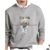 Men'S Hoodies Sweatshirts S Tracksuits Sweater Mens Long Sleeves Cartoon Sweatshirt Us Size S2Xl Drop Delivery Apparel Clothing Dhzam