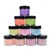 Prego glitter 200g granel mixcolor pó lantejoulas pigmentos poeira arte flocos decoração diy polonês ferramentas