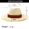 Mode Fedora Strooien Hoed Outdoor Reizen Vakantie Zonnescherm Panama Jazz Stro Strand Cap Mannen Vrouwen Zonbescherming Grote Rand Hoed