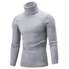 Herrtröjor Autum Black Turtleneck Sweaters Men's Warm Sweater Pullover Women Pullovers Neck Man Turtlenecks Winter Cashmere Outdoor 231114