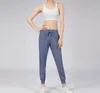 Lululemenly women Yoga Studio Pants Ladies cutaind Dry Drawstring Ranuping Sports Oumbeers Loose Dance Jogger Girlsジムフィットネスドレス