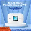 Roteadores Benton Wifi Router portátil Mini 3G4G desbloqueado LTE Mifi Pocket com cartão SIM Internet ilimitada para Cottage Mobile Wifi Hotspots Q231114