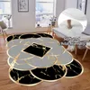 Tapis de forme spéciale tapis doré de luxe décoration de salon maison enfants chambre tapis tapis de sol lavables antidérapants tapis de grande surface 231113