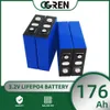 Batteria 180Ah LifePo4 Batteria ricaricabile al litio ferro fosfato 180Ah 176Ah 1/4/8/16/32 pezzi 12V 24V 48V RV moto nave auto