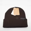 Unisex Beanie Hat Marka Erkekler İçin Günlük Kış Şapkaları Kadın Moda Örgü Kapakları Katı Hip-Hop Beanie Cap