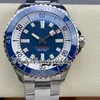 TF Superocean 44 ETA A2824 Automatisk män Titta på A17375E71C1A1 Keramik Bezel Blue White Dial Stick Markers Rostfritt stål Armband Super Edition Eternity Watches