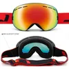 Lunettes de ski Sports de neige d'hiver avec protection UV antibuée pour hommes femmes jeunes lentilles interchangeables Premium 231114
