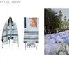 Шарфы 2023 Новые нежные молитвенные тюрбаны для мужчин Религиозные обряды Легкий шарф Свадебный шарф с вышивкой YQ231114