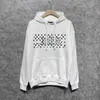 Designer cashew flower spider alphabet print multi-color long-sleeved hoodie street loose pure cotton for men and women50off~