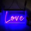 Love Led Neon Sign Home Decor Новый год стена свадебная спальня 3d ночной свет