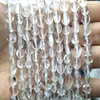 Loose Gemstones Natural Clear Gravel Rock Quartz Stone Beads Crystal Gemstone Spacer For Jewelry Making DIY Bracelet Handmade 6-8mm