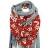 Scarves Women Wrap Warm Shawls Button Soft Print Casual Fashion Winter Scarf Scarfs For Plaid Blanket