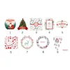 Décorations de Noël Adeeing Série de Noël Modèle Candy Sac DString Conteneur pour Noël Home Party Décoration Enfants Cadeau Drop Deliv Dhvnk