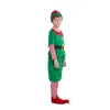 Särskilda tillfällen S M L Christmas Kids Boys Elf Cosplay Costumes For Festival Party Outfit Xmas Elves 6st/Set Clothing for Children Chris Party 231114