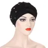 Diamants dames musulman Hijab Turban tresses bonnets indien chimio Cap tête enveloppement écharpe perte de cheveux chapeau couverture Bonnet Femme Cancer casquettes