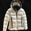 2023 Nova jaqueta de designer inverno quente à prova de vento para baixo material fosco brilhante moda masculina e feminina casaco casual estilo casal tamanho asiático M-5XL