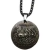 Pendant Necklaces Vintage Ancient Coin Silver Plated Man / Women Jewelry P0035
