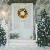 Christmas Decorations LED Light Christmas Wreath for Front Door Champagne Gold Window Wall Door Home Decorations Christmas Garland Ornament Navidad 231113