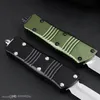 Ny Mini Combat Knife Defense UT85 Self Dragon Pocket Automatisk Exocet Style D2 UT88 UT121 Hunting Italy Tanto Survival Rescue Folding ADAC