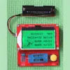 Freeshipping lithium battery version GM328 transistor RLC ESR Tester inductance NPN PNP diodes Combo Diode Triode Capacitance LCR meter Pgbq