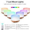 Essential Oils Diffusers Aroma Diffuser Air Humidifier 300ML Ultrasonic Cool Mist Maker LED Oil Remote Control Mute Color Aromatherapy Machine 231113