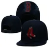 Red Soxes- B Letter Baseball Caps Ny ankomst mode sommarstil män kvinnor hiphop ben snapback hattar