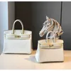 Platinum Bag Designer Tote 2024 Togo First Layer Cowhide Large Capacity Fashion Single Shoulder Crossbody Women's Handbag
