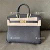 Famille Platinum Sac Designer Tote Pure Handmade Honeydew Thread Togo Calfskin Lynchee Handbag Pure Handmade Women's