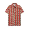 Camicie casual da uomo stampa geometrica africana spiaggia uomo 2023 marca manica corta camicia hawaiana floreale tropicale abbigliamento per le vacanze