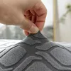 Stol täcker fast färg anti-halkfodral elastisk säte skyddar skal täckning sammet sliplippor för hemfest bankett