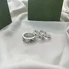 Moda Band Tasarımcı Yüzük Takılar Yeni Sterling Silver Classic Double Arı Erkek ve Kadınlar Aynı Stil Çift Yüzük