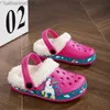 Pantoufle hiver enfants pantoufle coton bébé garçon sabots dessin animé pelle imprimer confortable intérieur maison chaussures Plus chaud bébé garçon sandalesL231114