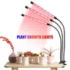 Grow Lights LED -lampan full spektrum DC5V 27W flexibel klipp USB strömförsörjning Desktop Plant Growth for Vegetable Flower Lamp