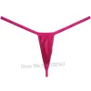 Mannen glanzende spandex strings ondergoed laagbouw string sexy tanga's badmode slanke buidel jacquards micro bikini's