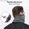 Foulards épais hiver hommes écharpe en plein air coupe-vent anti-poussière élastique bandeaux de vélo chaud protection de l'oreille masque bandana pour le froid YQ231114