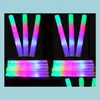 Other Event Party Supplies Light Up Foam Sticks Glowing Wand Baton Flashing Led Stobe Stick For Concert Birthday Give Away Dhnpi