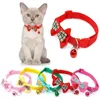 Colliers de chat conduit 10 pièces en gros pour cloche collier réglable avec coloré pour collier de chiot goutte animal de compagnie 231113