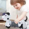 Animaux électriques/RC enfants Robot jouet télécommande chien Intelligent programmable 2.4G sans fil enfants jouet Intelligent parlant Robot chien électronique animal de compagnie enfant Q231114