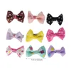 Hondenkleding 30 pc's meisje scrunchies bowknot huisdier haar clips clip bogen honden kinderen kleine eend