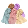 Leaf Pearl Chiffon Fold Headband Scarf YW90