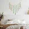 Wandtapijten Eucalyptus Boho Wanddecoratie Groen Decoratie Met Kraal Glad Elegant Multifunctioneel