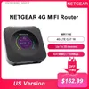 أجهزة التوجيه netgear nighthawk M1 150Mbps Mobile Hotspot 4G LTE ROUTER MR1100 حتى 1GBPS سرعة تصل إلى 20 جهاز Q231114