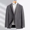 Herrenanzüge Männer Formelle Anzugjacken Business Uniform Arbeitsblazer Tops Solide Regelmäßige Slim Fit Hochzeit Wolle Für Jacke Y23