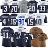 Mem Micah Parsons Voetbalshirt Dallases Cowboyes CeeDee Lamb Dak Prescott Brandin Koks Michael Gallup Zack Martin Tony Pollard Michael Gallup Cooper Rush